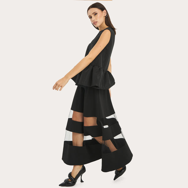 <span class="grassetto"> GONNA </span> Bande e Tulle Black